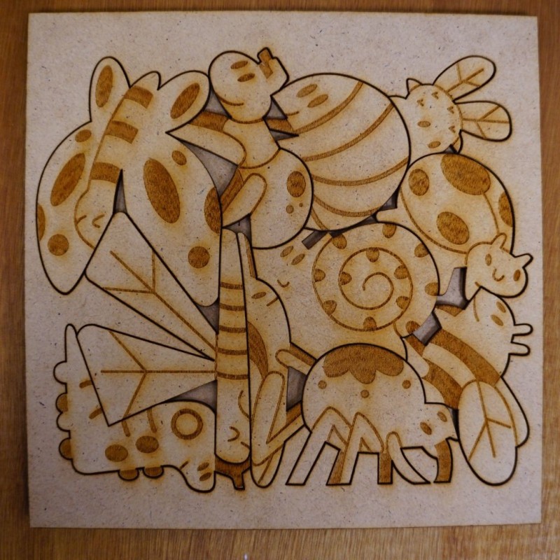 Puzzle animaux en bois